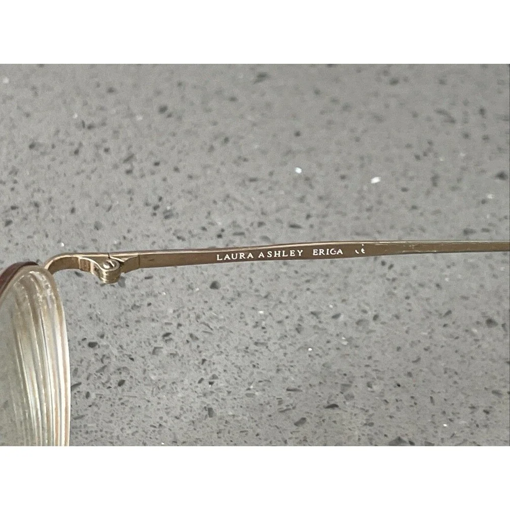 Laura Ashley Erica Harvest EYEGLASSES FRAMES ONLY 46-18-135  Round half rim